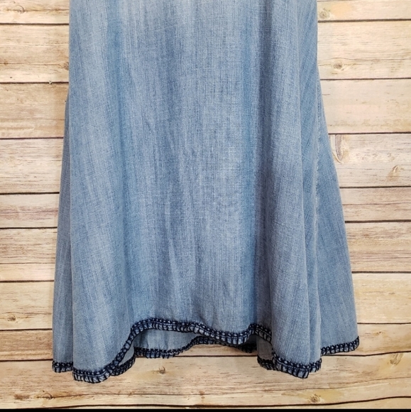 Cloth & Stone Chambray Sleeveless Dress Size XS - Picture 5 of 8
